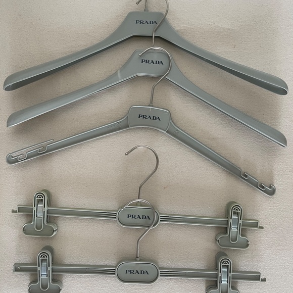 Vintage Prada Hangers Set Skirt Pants Hanger - Picture 2 of 14